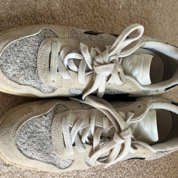 Veja V-10 Flannel Snow Black Size 39 US 8 - Picture 2 of 6